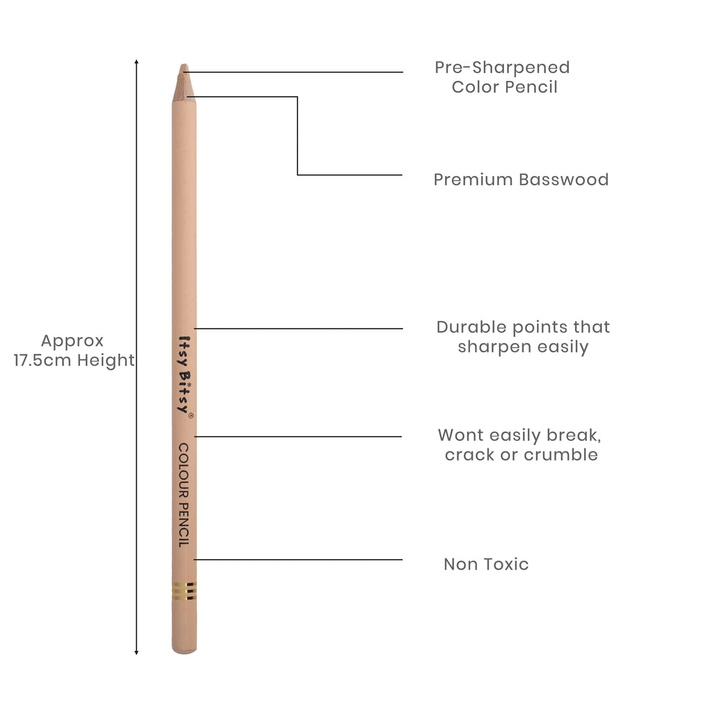Premium Artist Colour Pencil 1pc - Apricot Cream