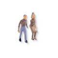 Miniature Human Figurine Assorted Colour H13mm 2pc