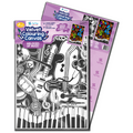 Velvet Colouring Canvas Melodies of Music L38 X W25cm 1pc