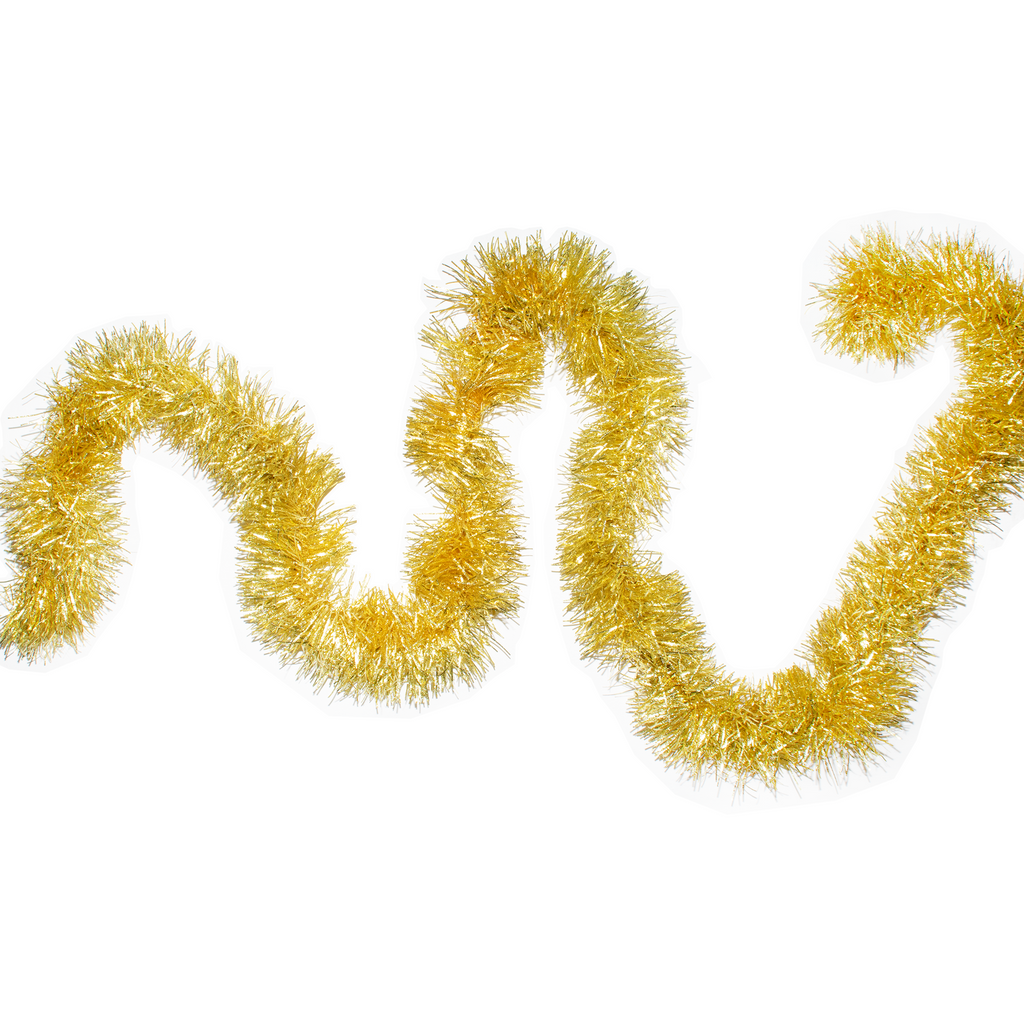 Decoration Tinsel 12 Feet Gold 1Pc