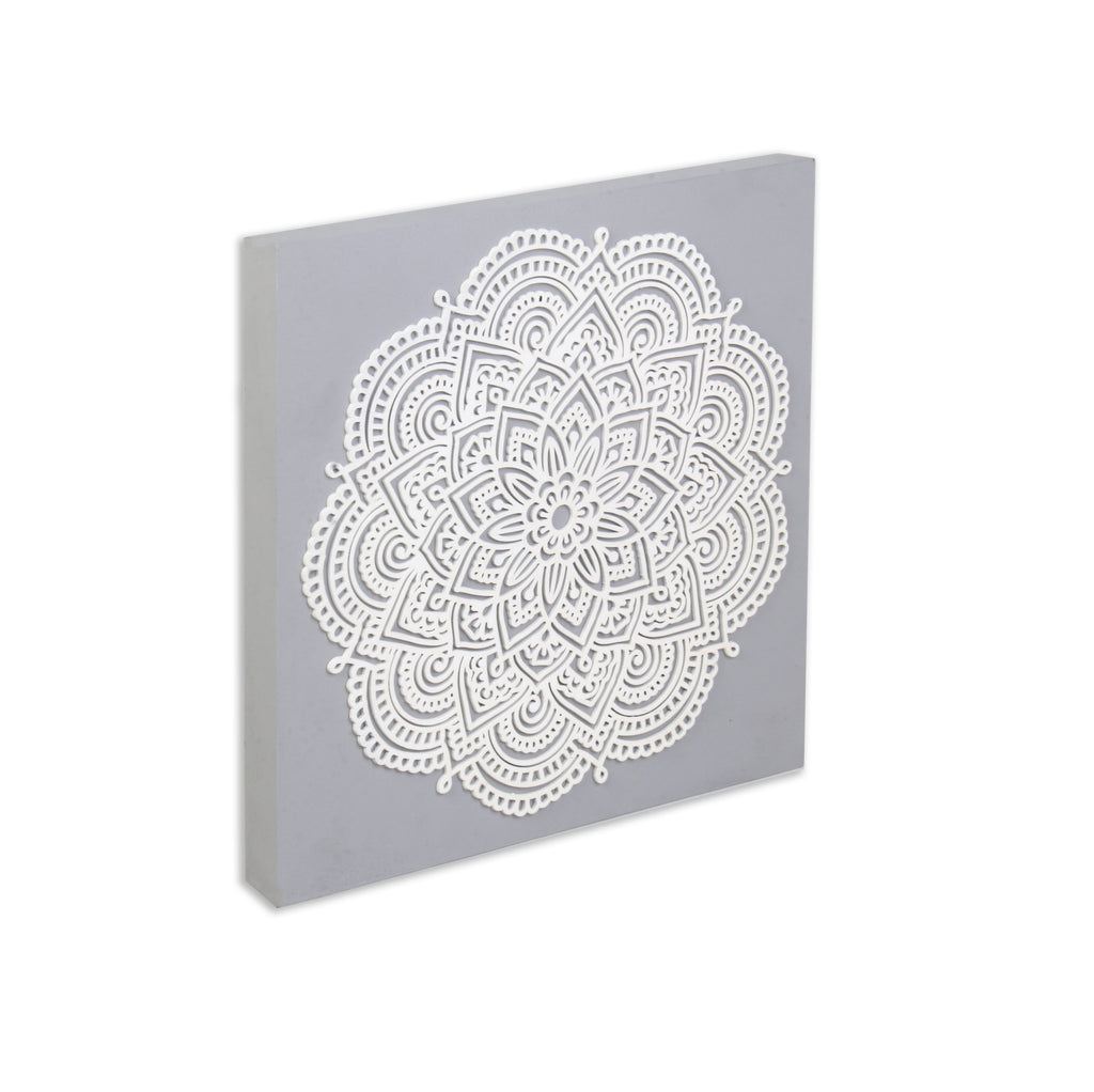 Wall Decor Floral Mandala Approx H12 X L12 X D0.78inch 1pc