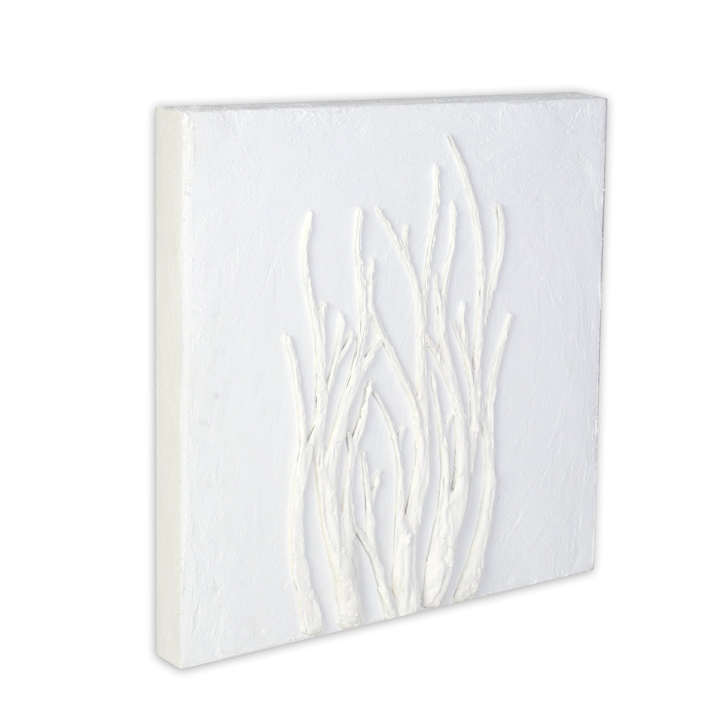 Wall Decor Sculpture Painting Winter Tree Art Approx H20 X L20 X D0.98inch 1pc