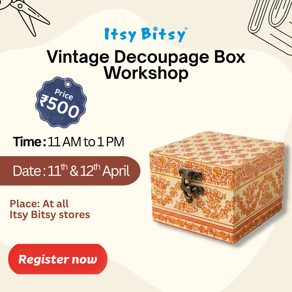 Vintage Decoupage Box - Summer Workshop
