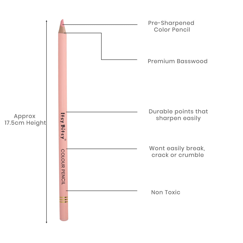 Premium Artist Colour Pencil 1pc - Carnation Pink