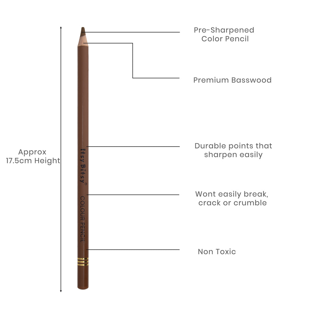 Premium Artist Colour Pencil 1pc - Chestnut