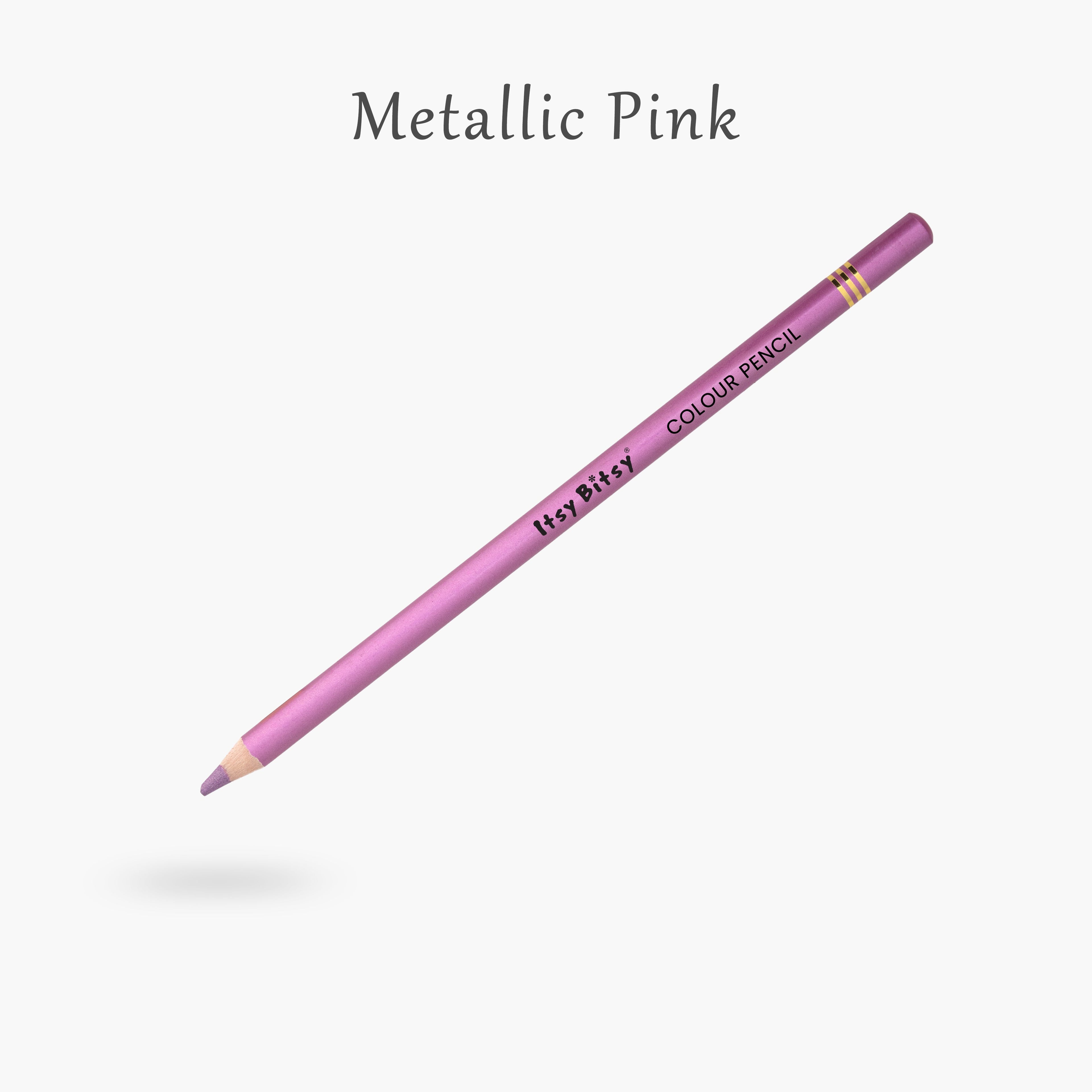 Premium Artist Metallic Colour Pencil 1pc - Metallic Pink