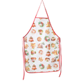 Apron Printed Adult Bell & Gingerbread Man 1pc