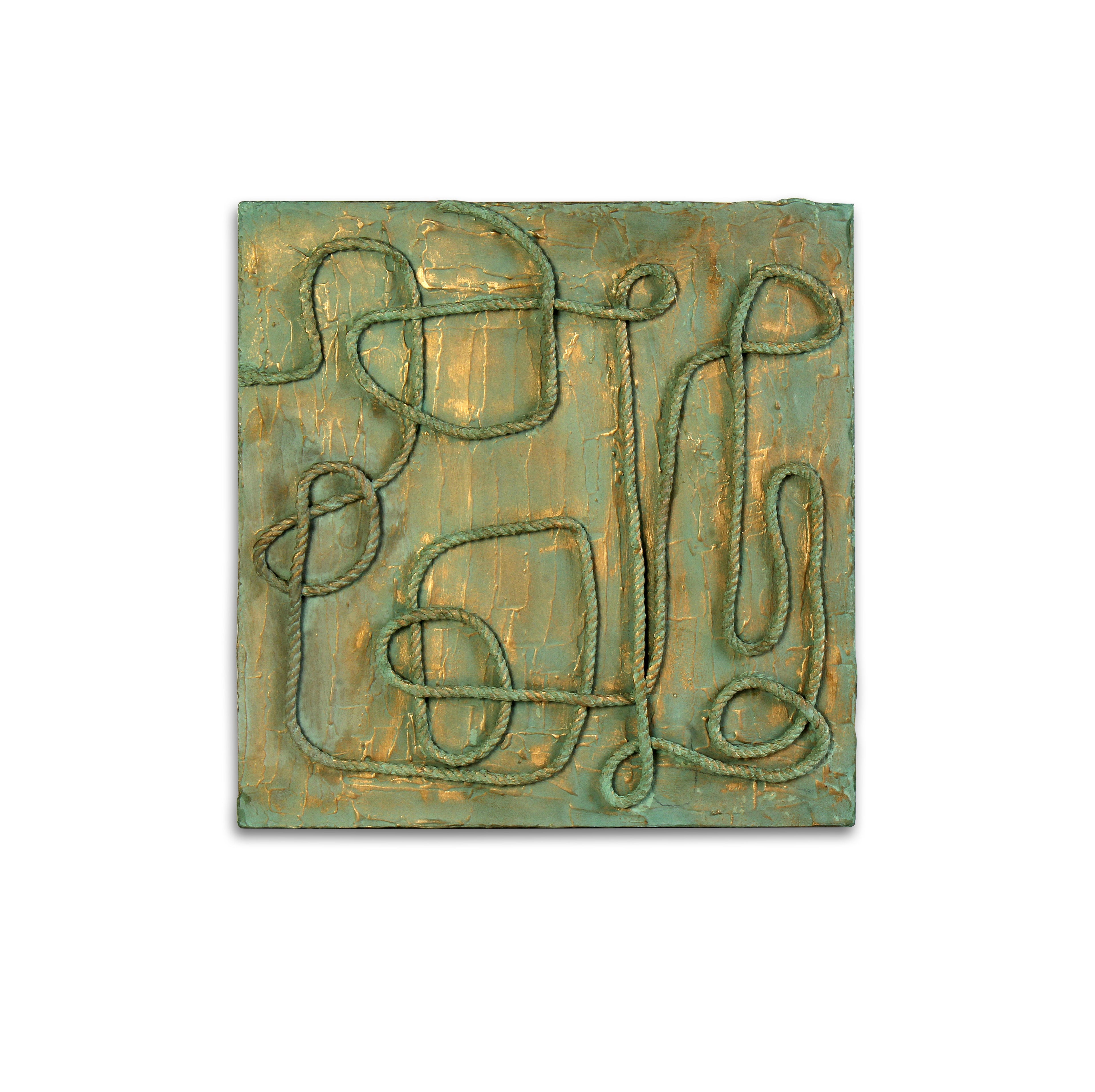 Wall Decor Handmade Rope Art Entangled Approx H12 X L12 X D0.78inch 1pc
