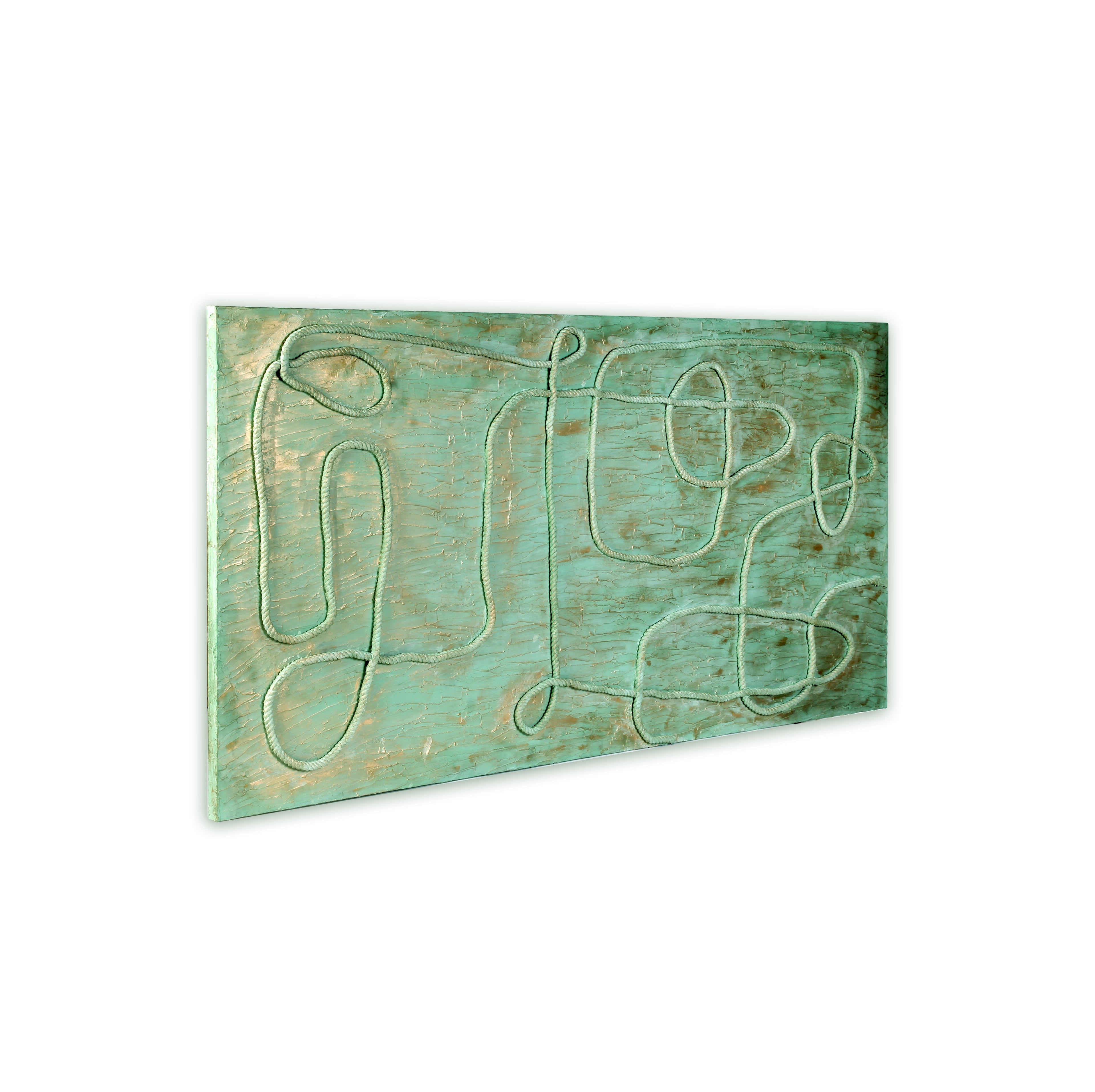 Wall Decor Handmade Rope Art Entangled Approx H48 X L24 X D0.98inch 1pc