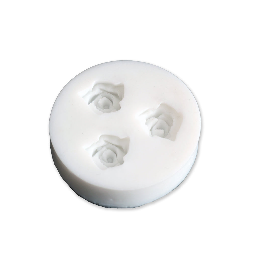 Silicone Mould 3 Rose 4.5Cm 1 Pc