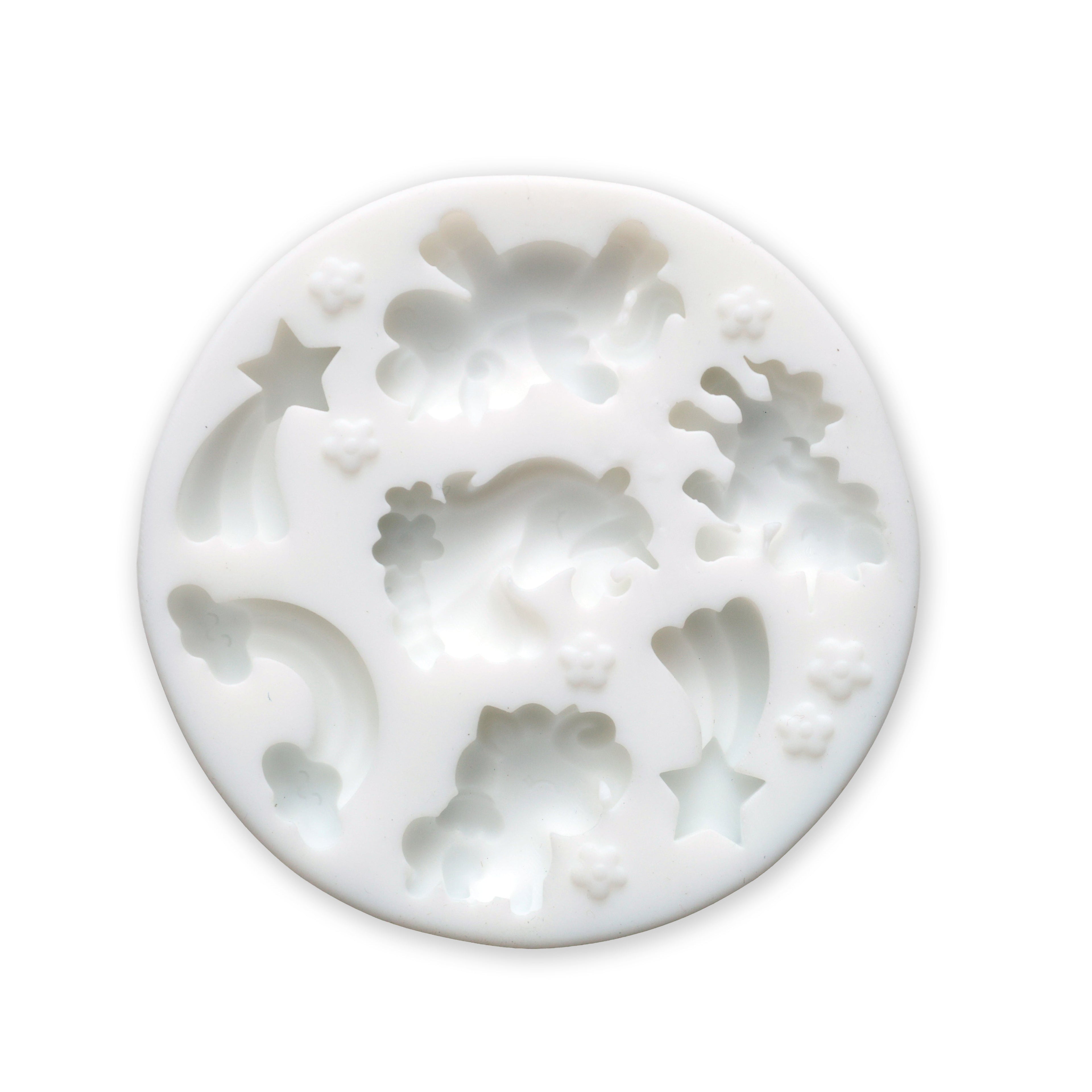 Silicone Mould Rainbow Unicorn L7.7Cm Dia 1 Pc