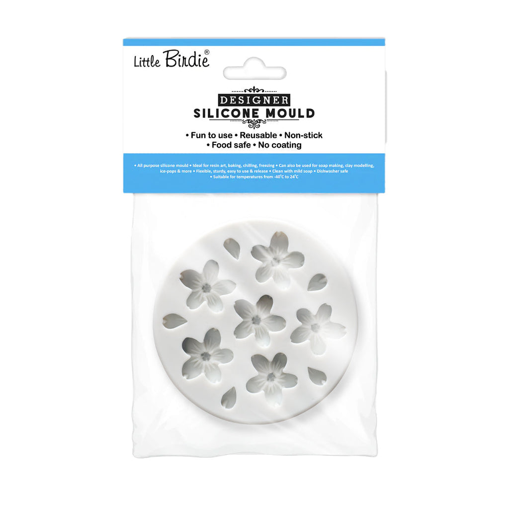 Silicone Mould Blossoms 9.5Cm Dia 1 Pc