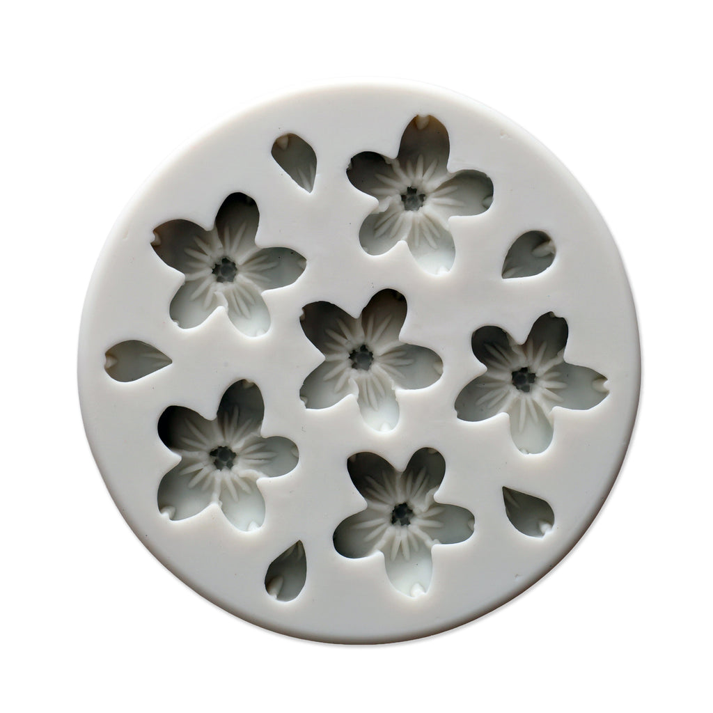 Silicone Mould Blossoms 9.5Cm Dia 1 Pc