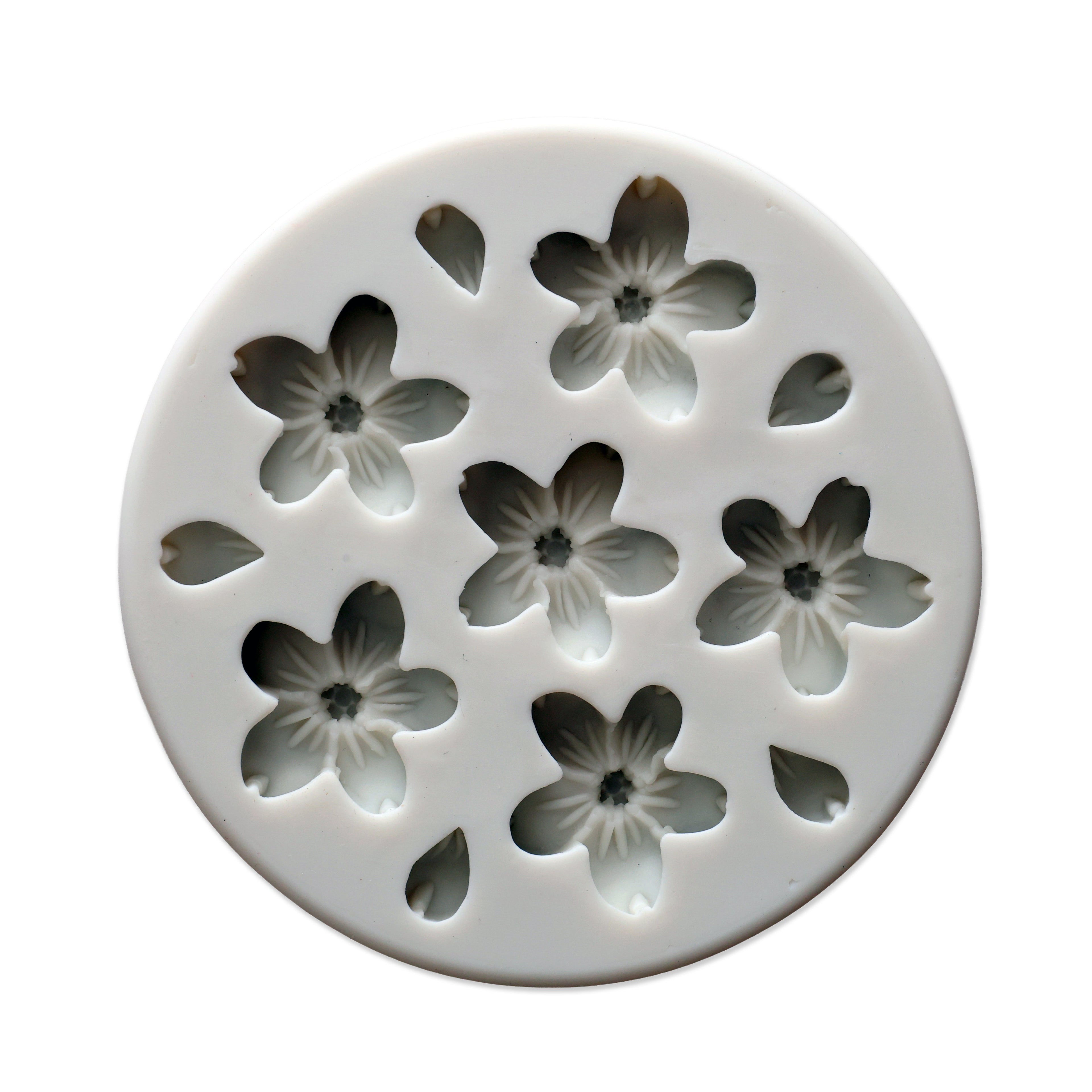 Silicone Mould Blossoms 9.5Cm Dia 1 Pc