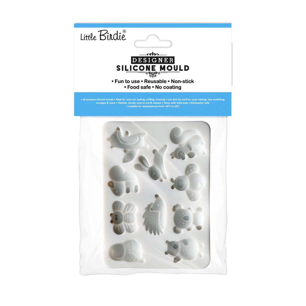 Silicone Mould Animal Collection L9.7 X W7.2Cm 1 Pc