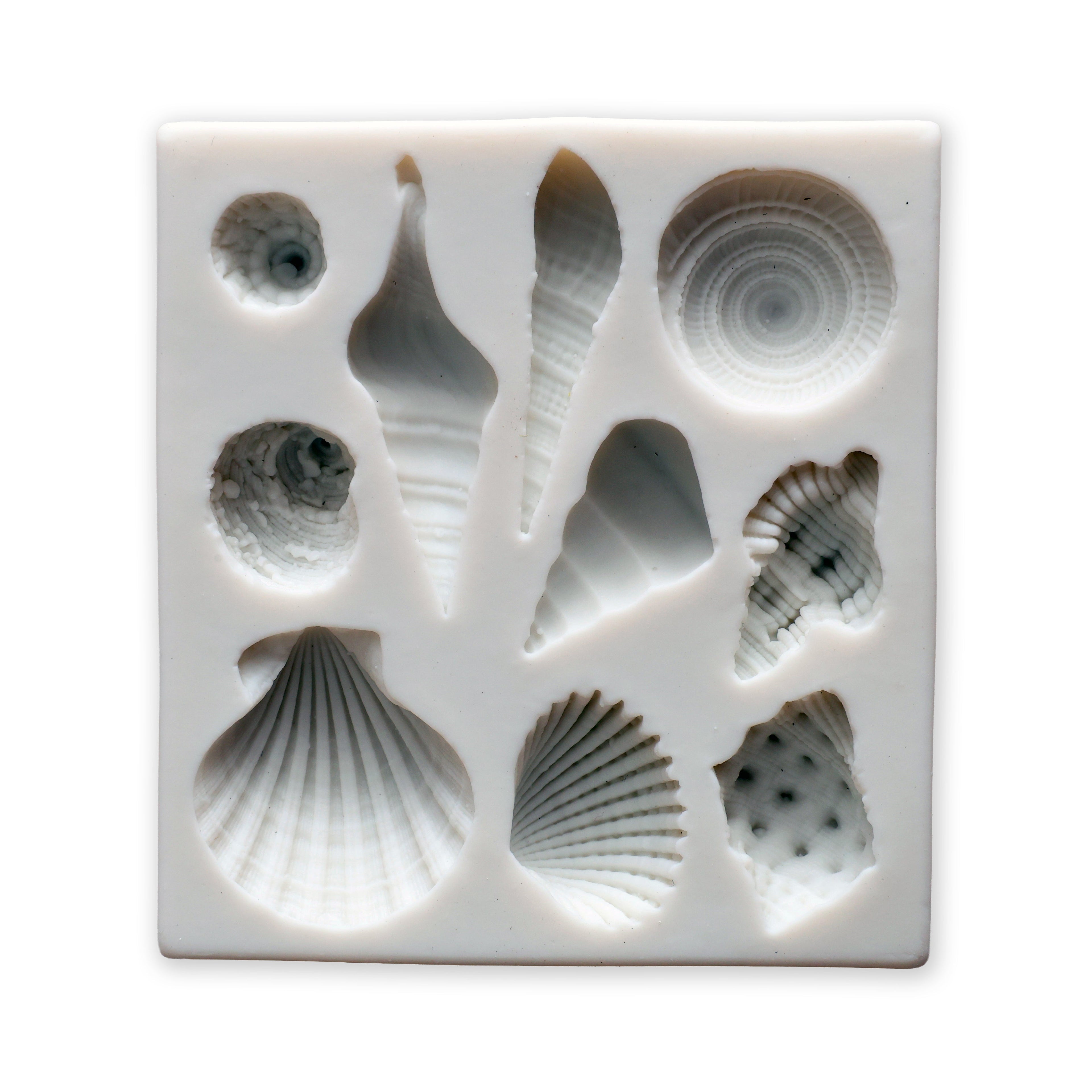 Silicone Mould Seashell Collection L7.2 X W8Cm 1 Pc