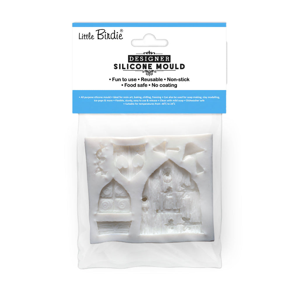 Silicone Mould Cottage Door L10 X W8.6Cm 1 Pc