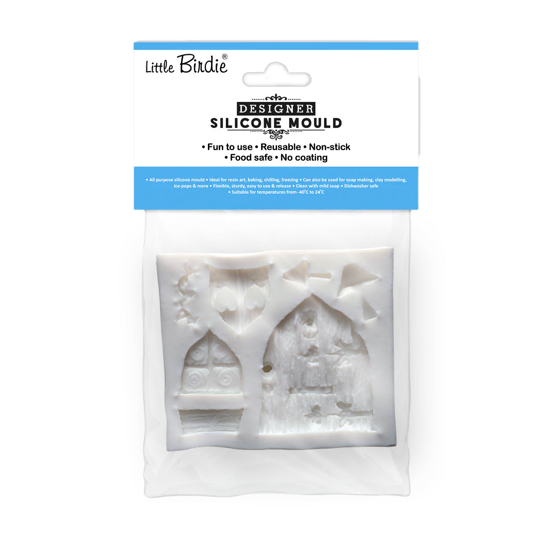 Silicone Mould Cottage Door L10 X W8.6Cm 1 Pc