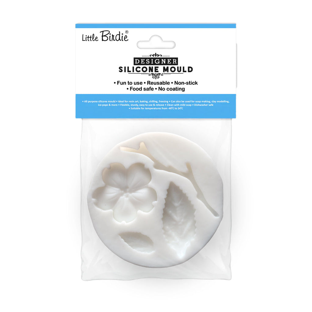 Silicone Mould Flower Branch L5.3Cm Dia 1 Pc