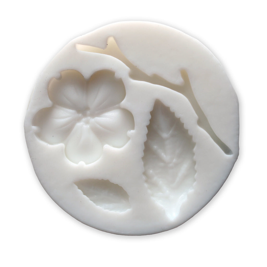 Silicone Mould Flower Branch L5.3Cm Dia 1 Pc