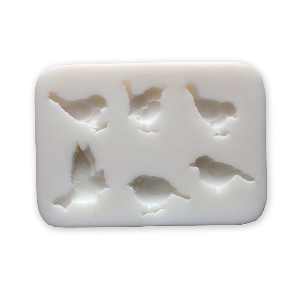 Silicone Mould Bird Collection L7.7 X W5.6Cm 1 Pc