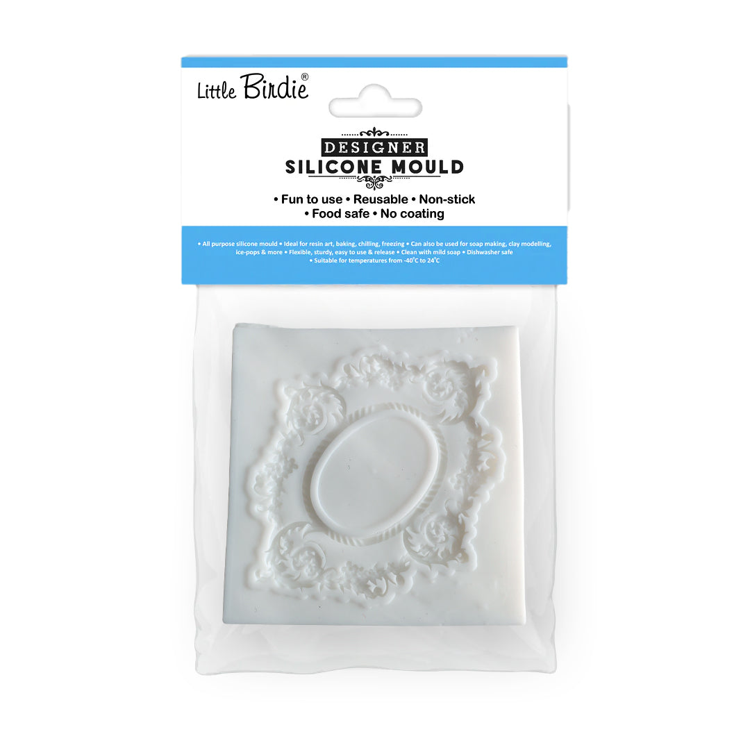 Silicone Mould Damask Blossom L7.6 X W7.6Cm 1 Pc