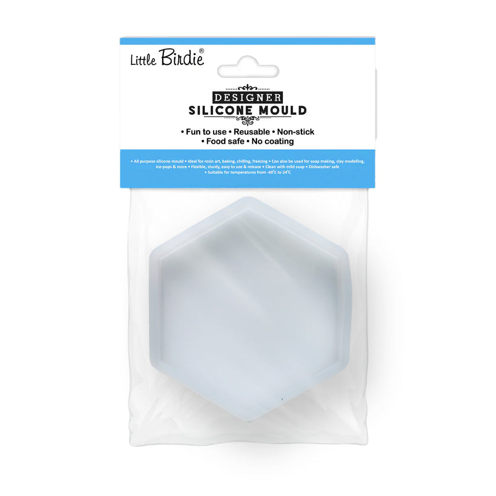 Silicone Mould Hexagon L8.5 X W7.1Cm 1 Pc