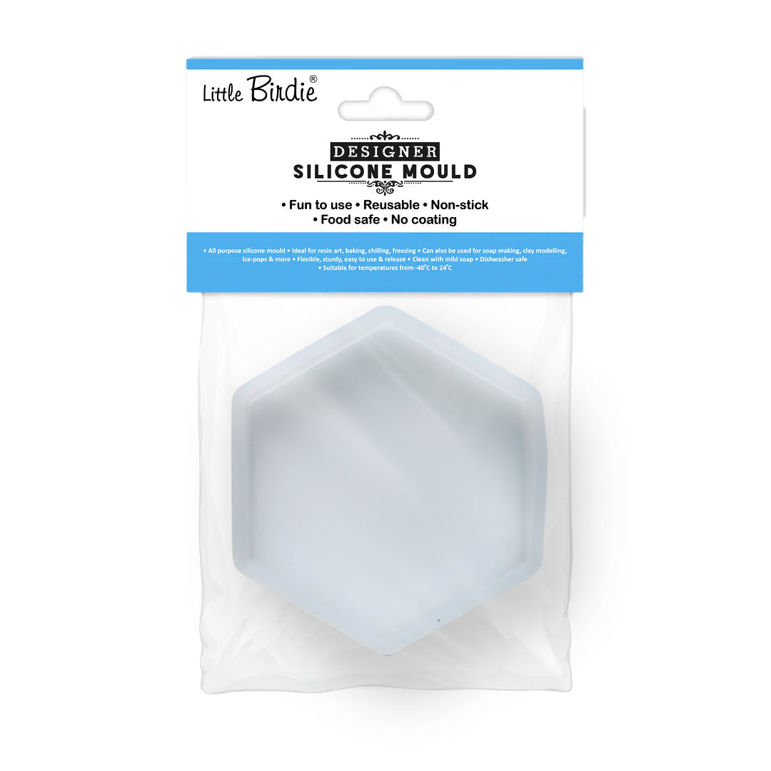 Silicone Mould Hexagon L8.5 X W7.1Cm 1 Pc