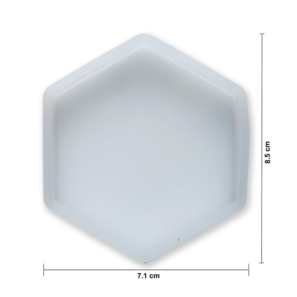 Silicone Mould Hexagon L8.5 X W7.1Cm 1 Pc