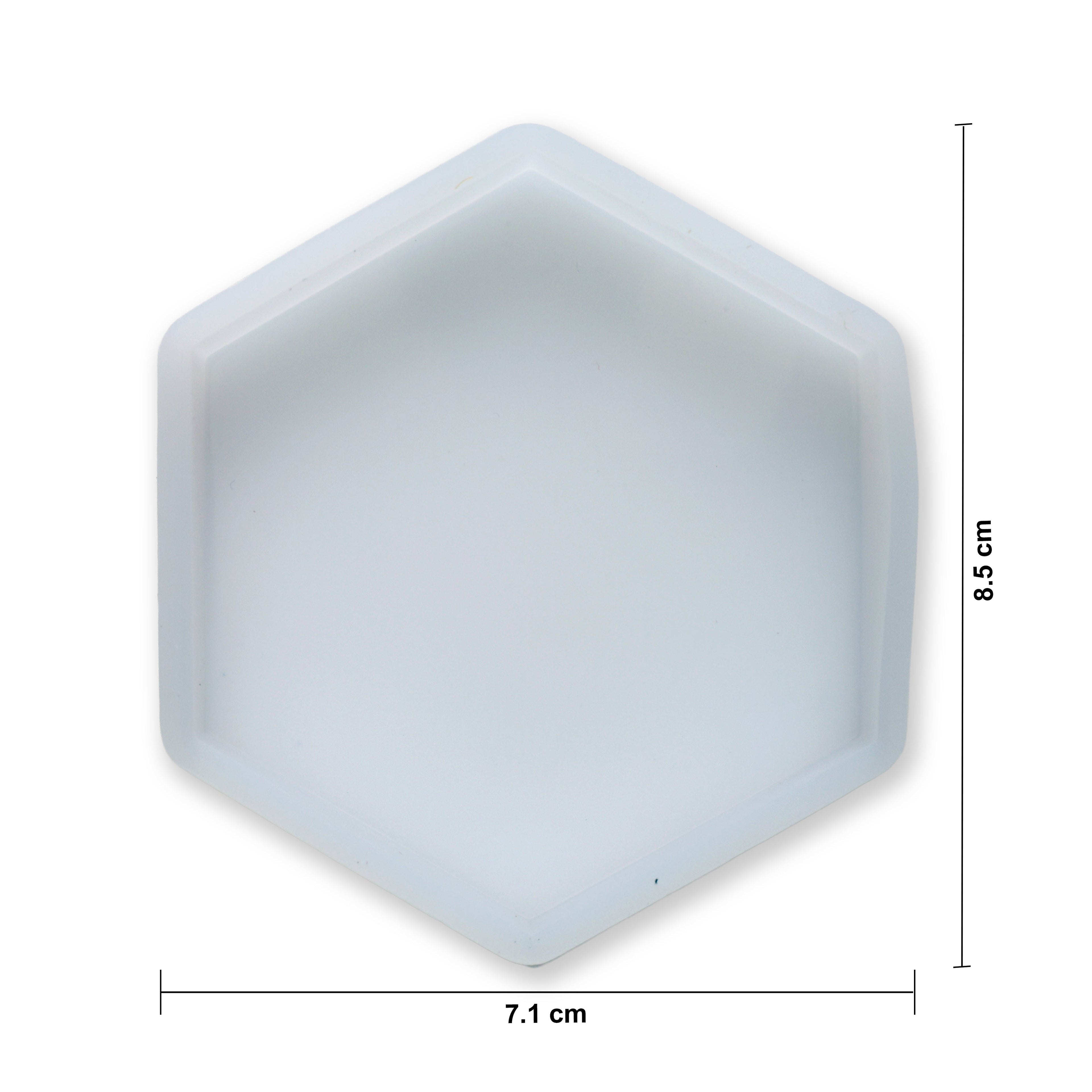 Silicone Mould Hexagon L8.5 X W7.1Cm 1 Pc