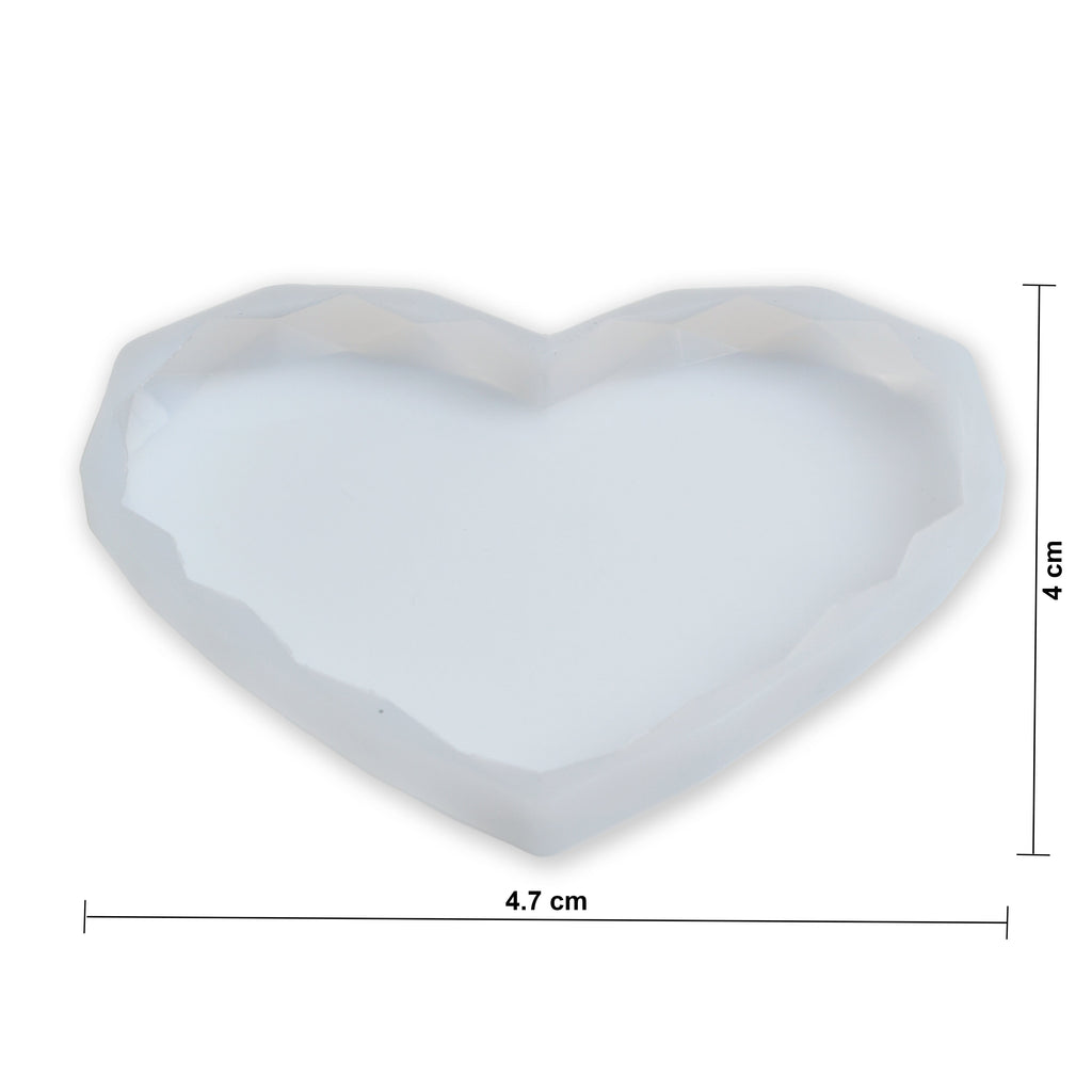 Silicone Mould Heart L4.7 X W4Inch 1 Pc