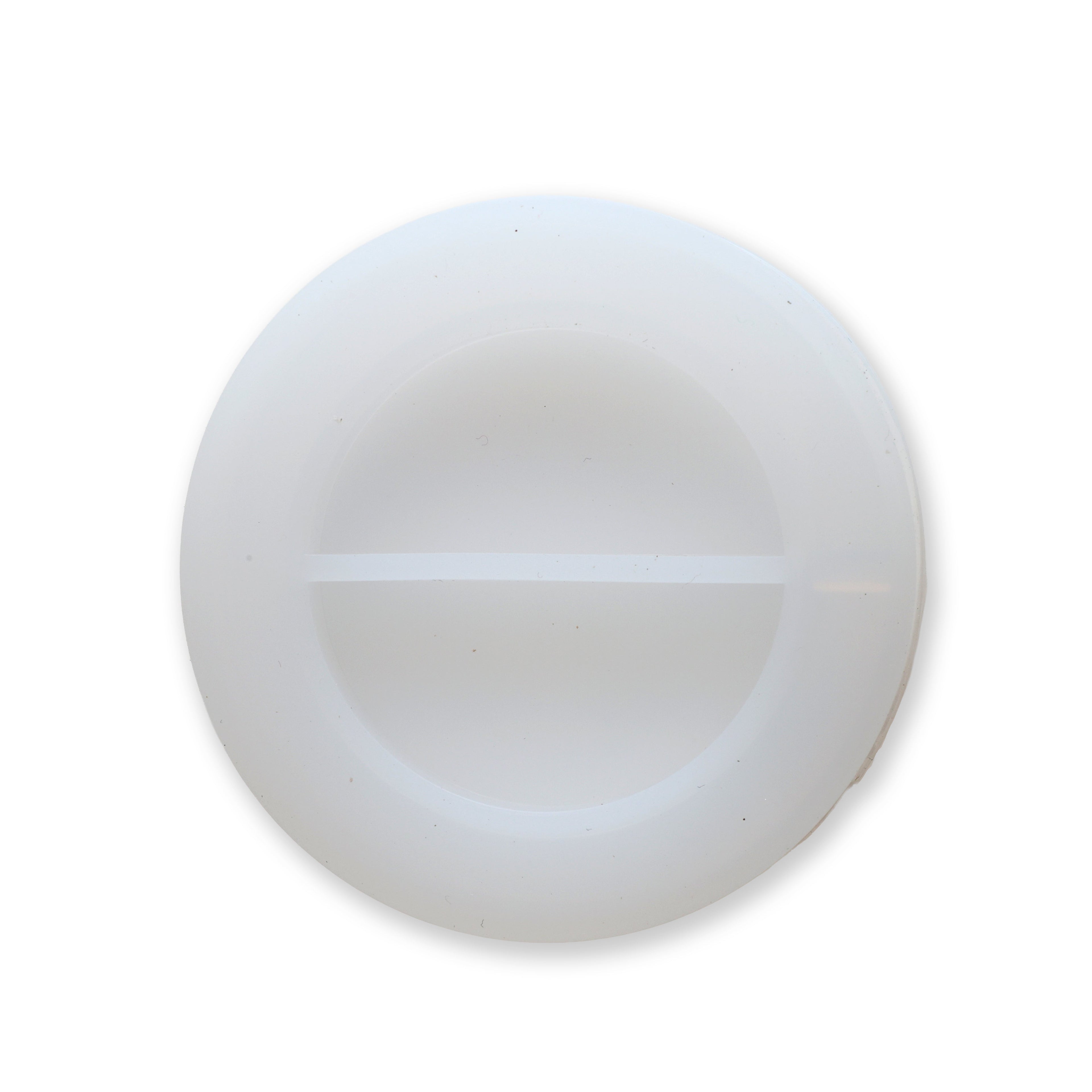 Silicone Mould Twin Compartment Rcle 2.1Inch Dia 1 Pc
