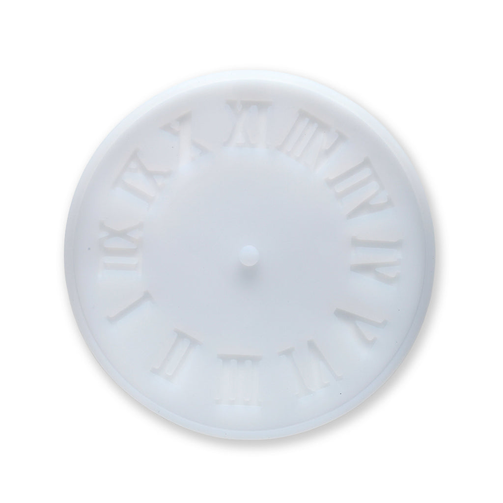 Silicone Mould Clock Face Roman 6Inch Dia 1 Pc