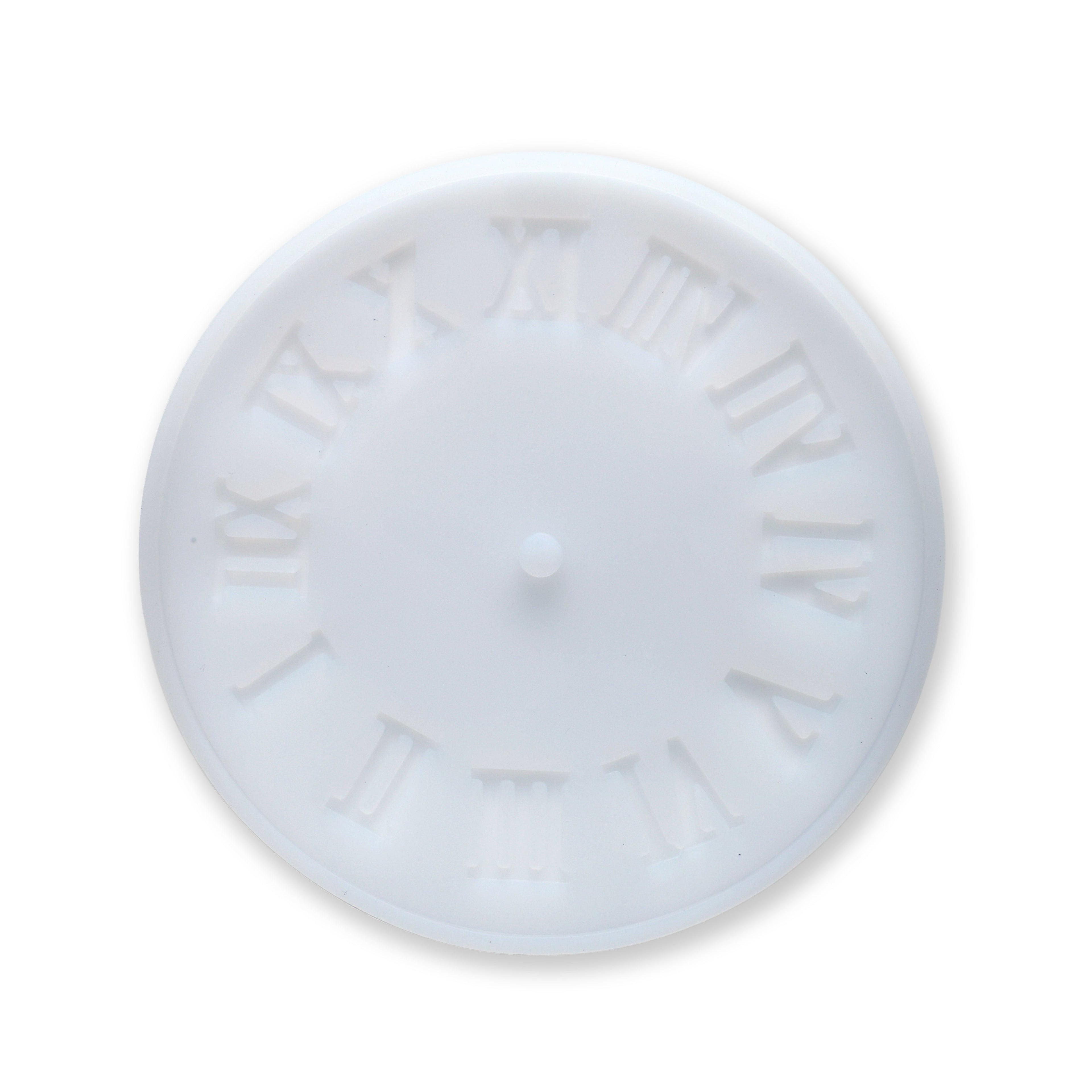 Silicone Mould Clock Face Roman 6Inch Dia 1 Pc