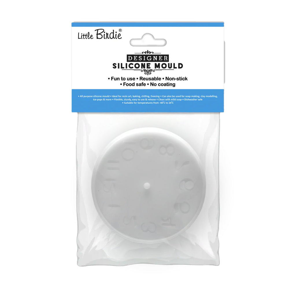 Silicone Mould Clock Face 6.inch Dia 1pc