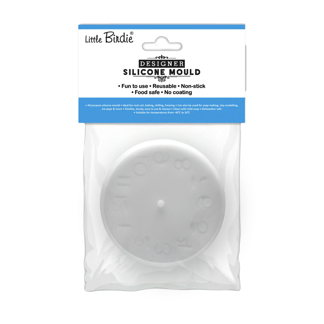 Silicone Mould Clock Face 6.inch Dia 1pc