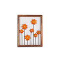 Wall Decor Handmade Daisy Field Yellow 3D Floral Art with Metallic Effect Approx H14 X L11 X D0.98inch