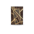 Wall Decor Geometric Metallic Angular Spectacle Approx H18 X L12 X D0.78inch 1pc
