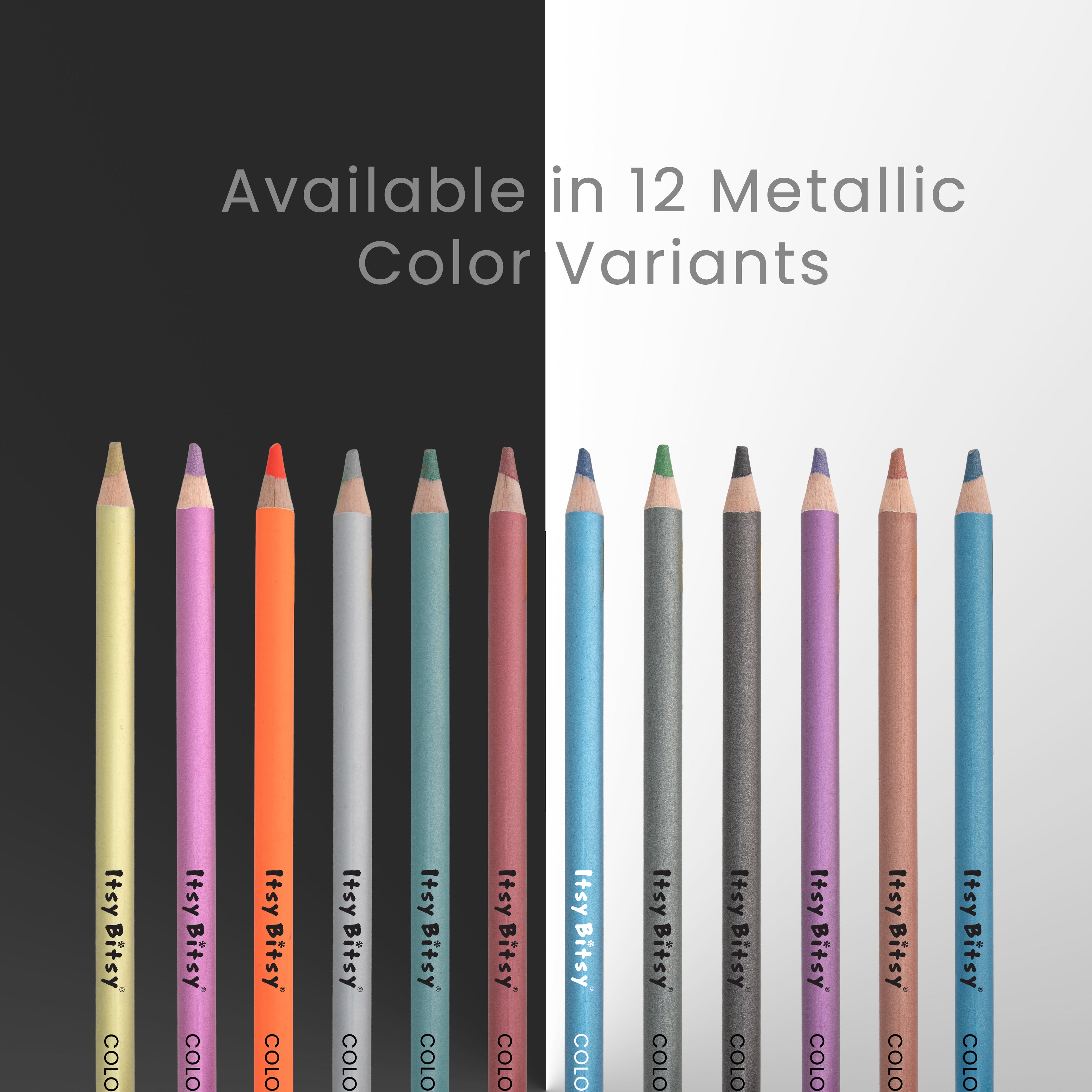 Premium Artist Metallic Colour Pencil 1pc - Metallic Blue