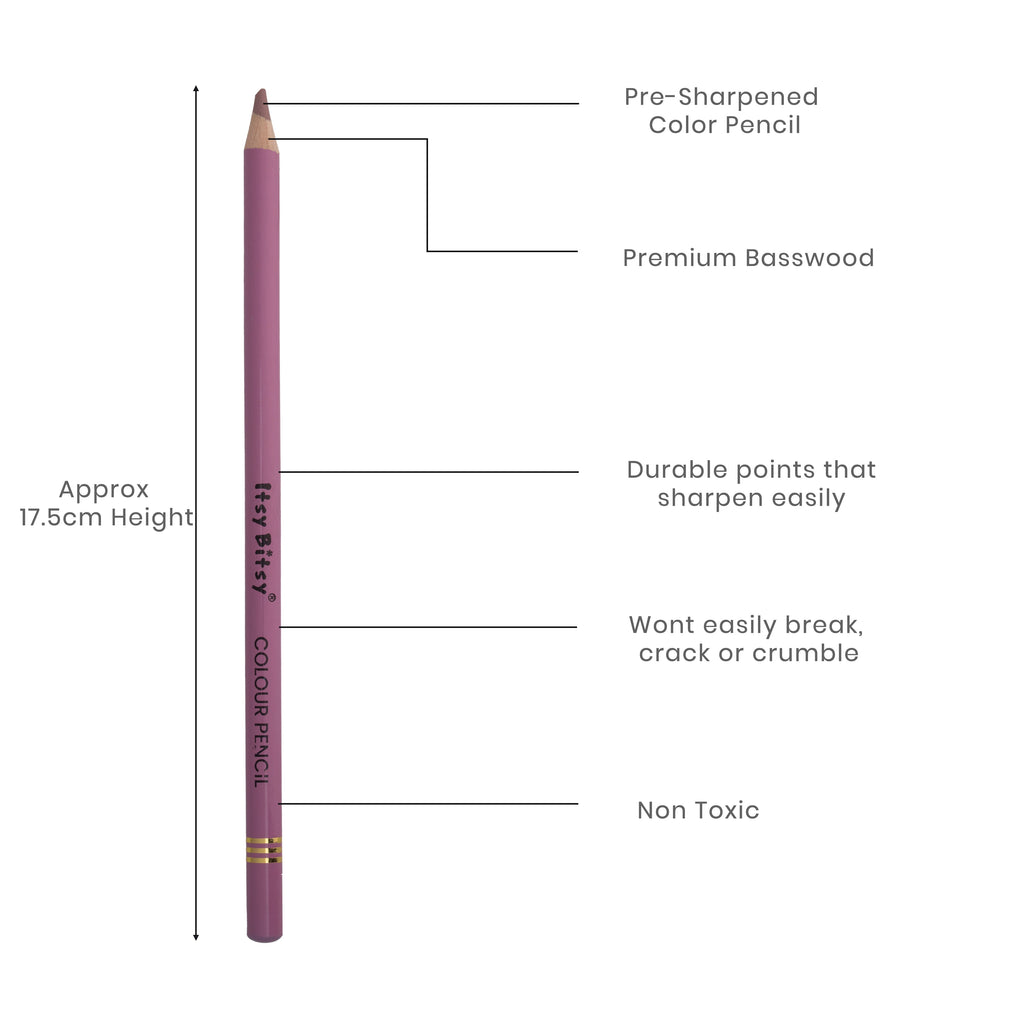 Premium Artist Colour Pencil 1pc - Petite Orchid