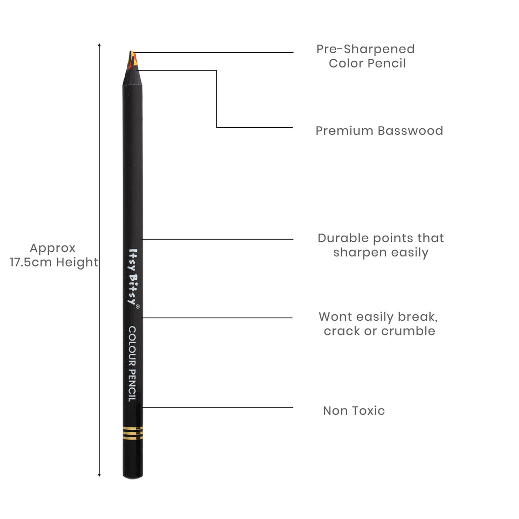 Premium Artist Rainbow Colour Pencil 1pc - Sunset Shadow