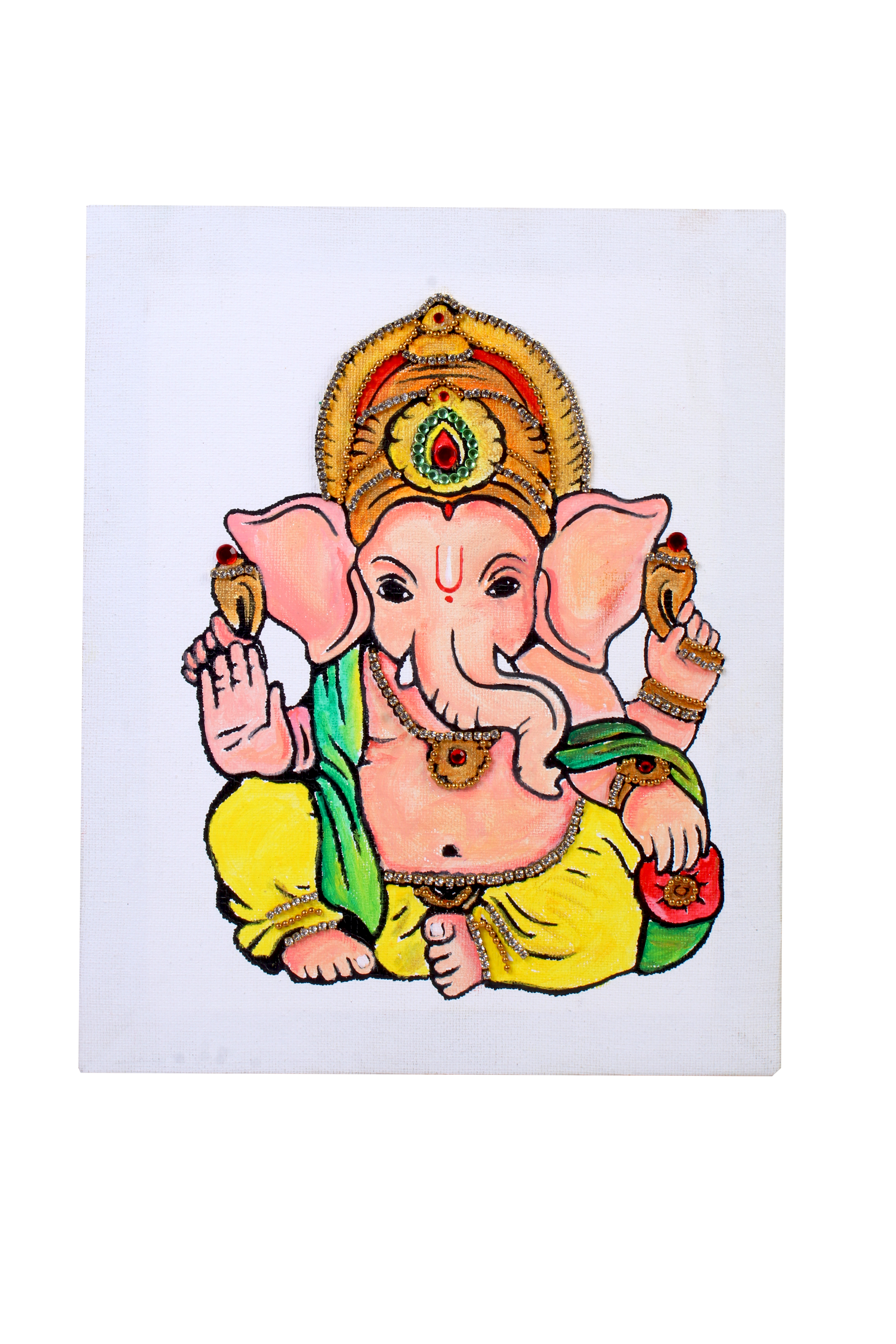 DIY Ganesha Canvas Paint & Decorative Kit