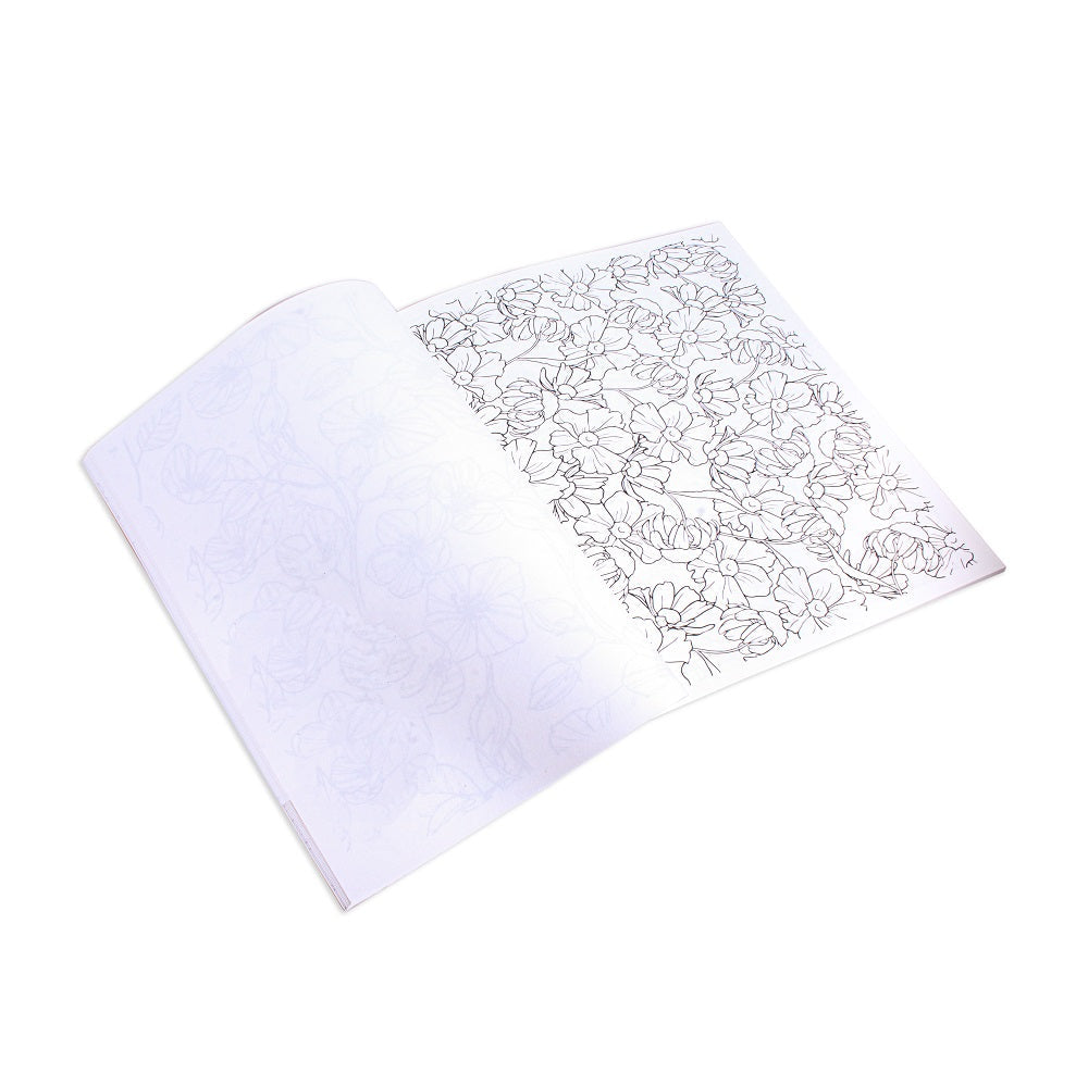 Blooms Colouring Book Lb
