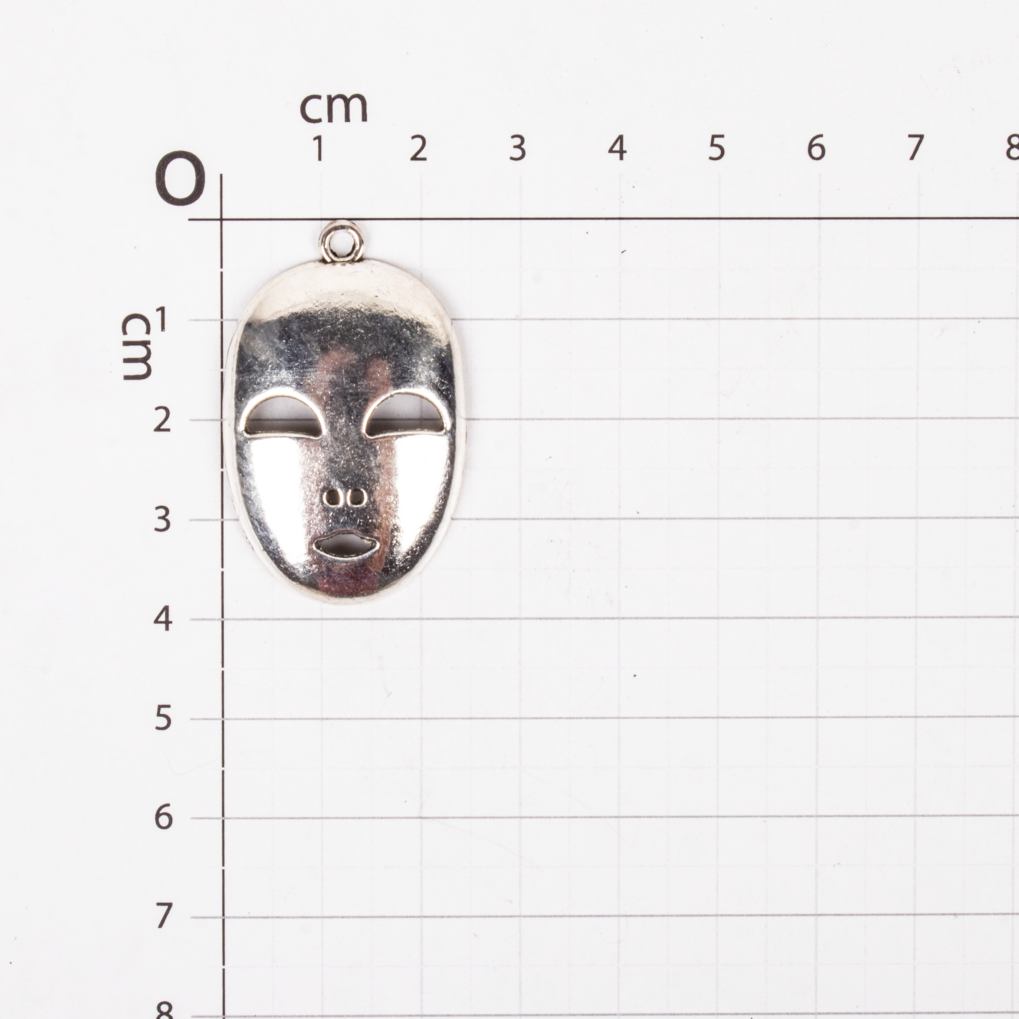Metal Charms Twin Mask 2Pcs