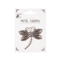 Metal Charms Dragonfly 1Pc