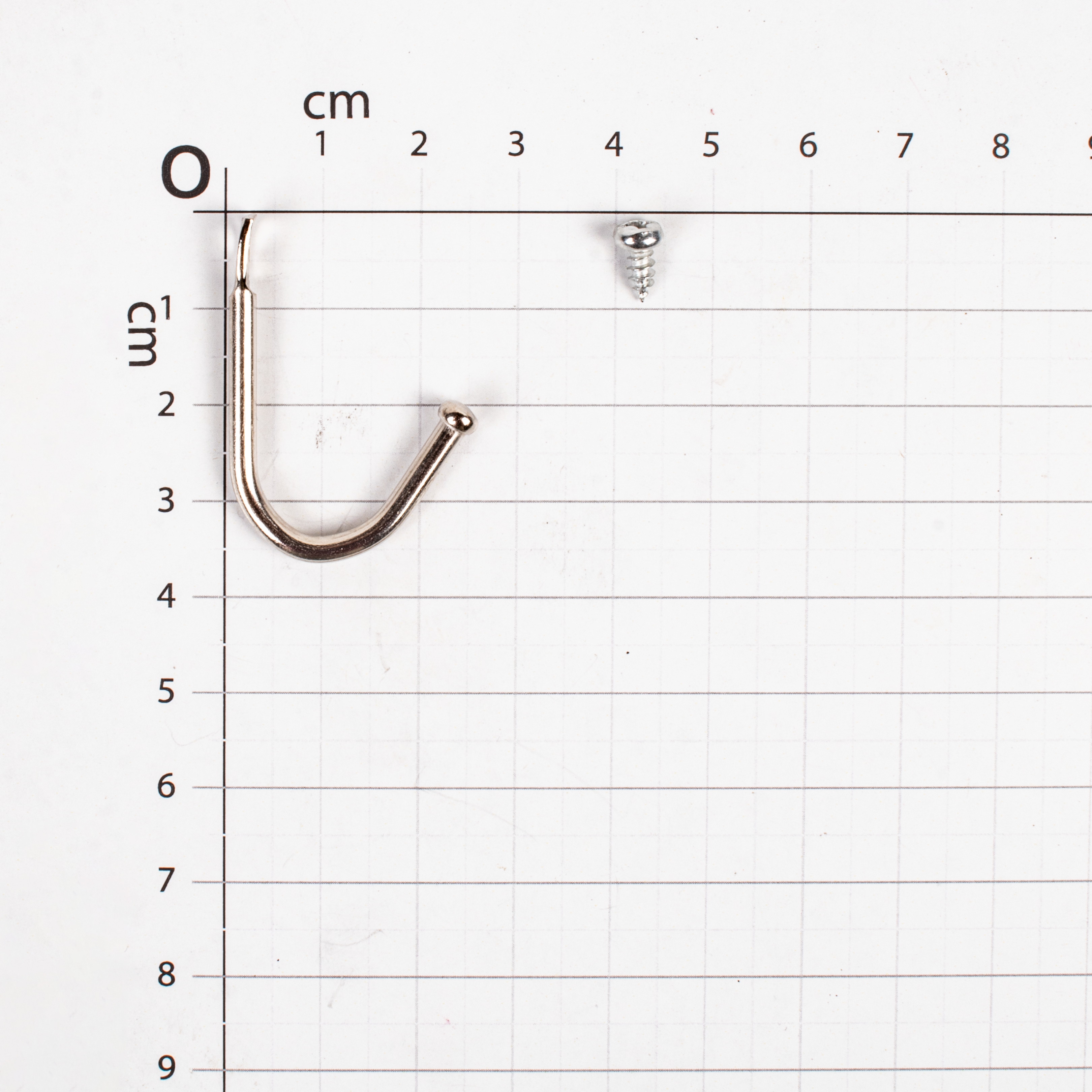 Multipurpose Hook With Screws 4Pc