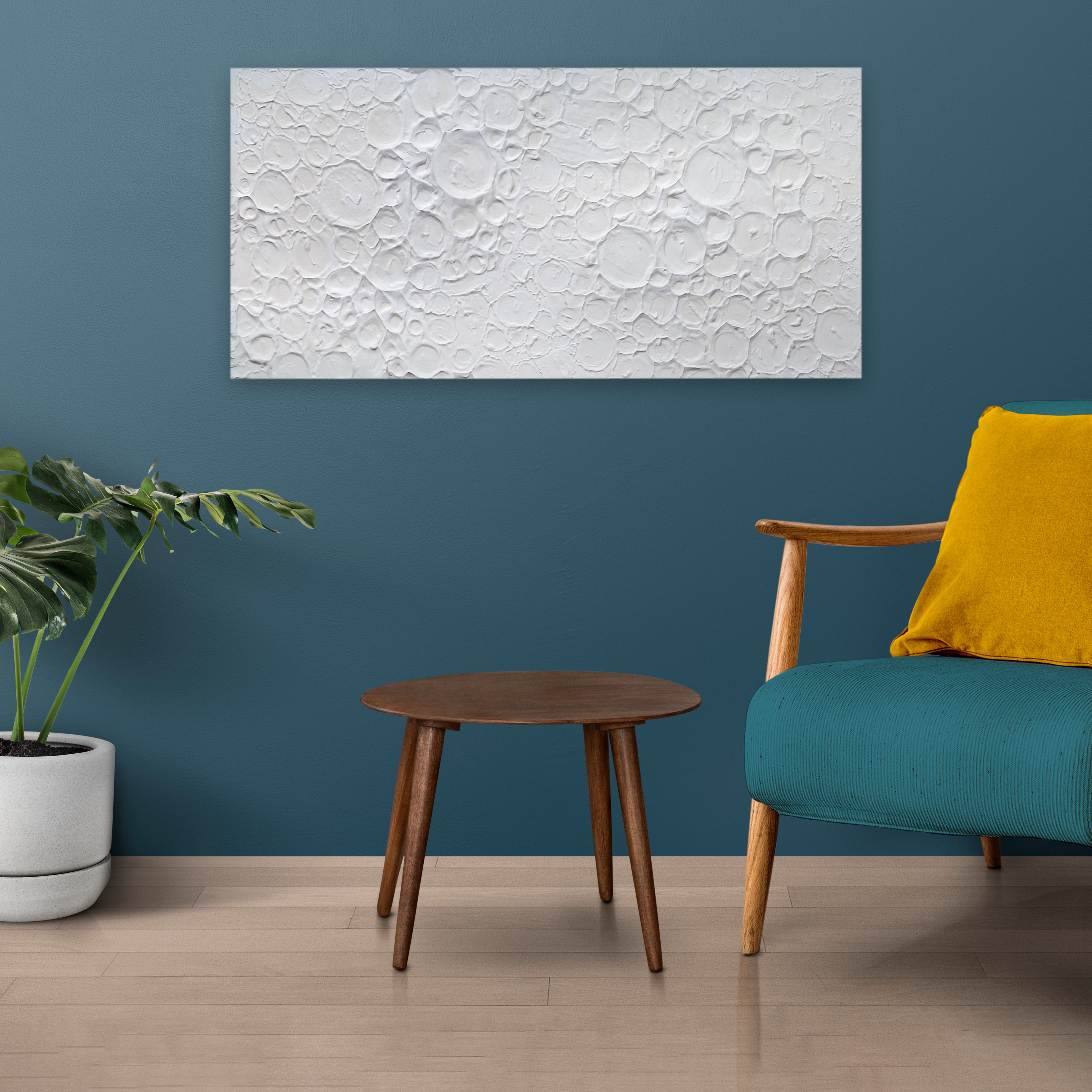 Wall Decor Moon Surface Approx H36 X L18 X D0.78inch 1pc