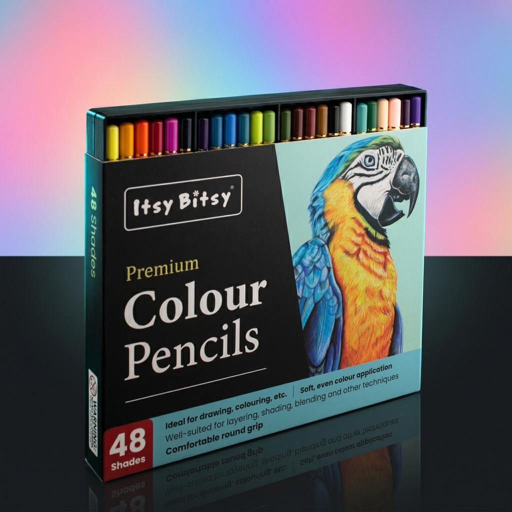 Premium Artist Colour Pencils - Pack of 48 Colours 1Box