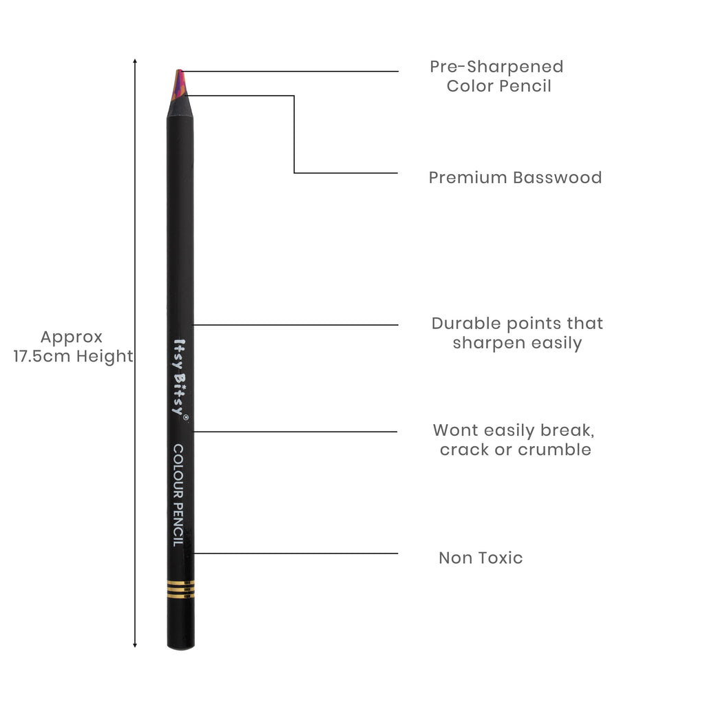 Premium Artist Rainbow Colour Pencil 1pc - Blush Blossom