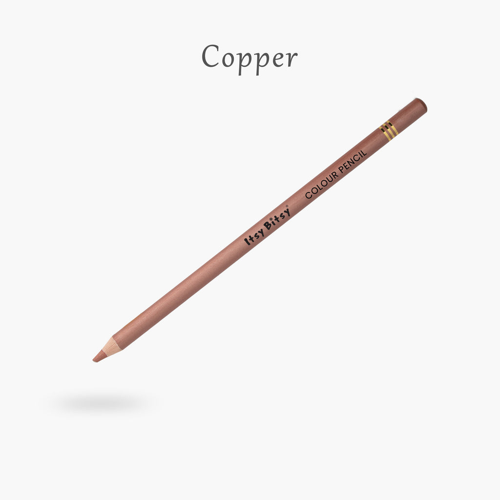 Premium Artist Metallic Colour Pencil 1pc - Copper